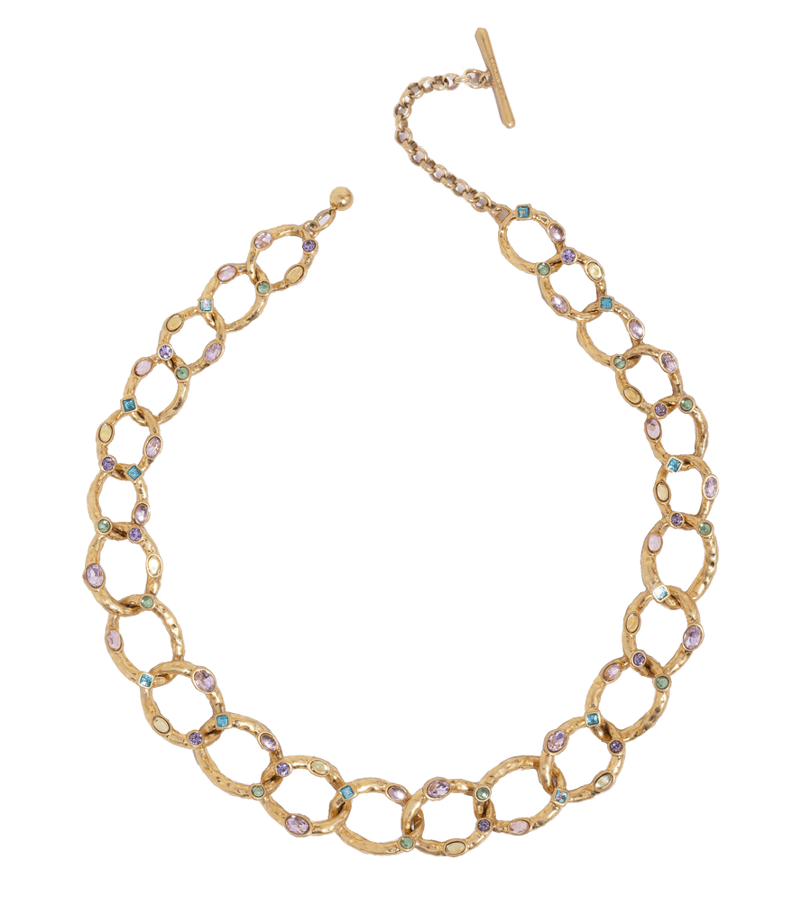 Almeria Link Necklace in Gold