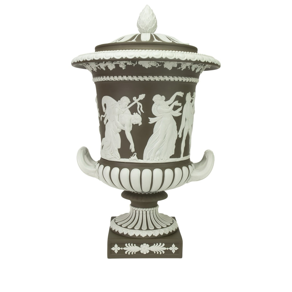 Borghese Small Vase in Marsh Green