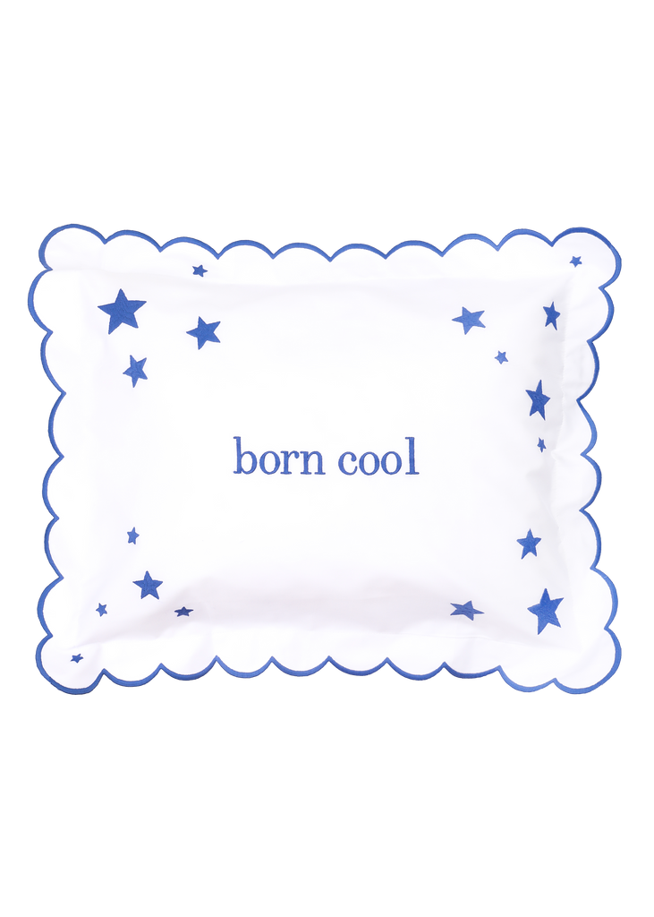 Born Cool Stars Mini Pillow in Larkspur