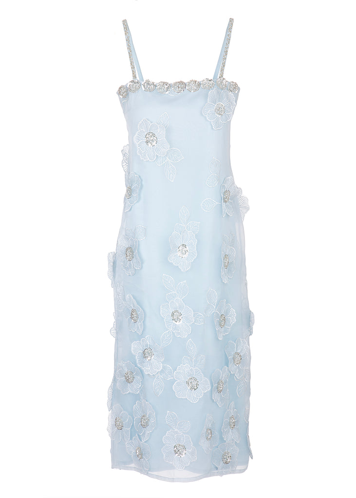 Gardenia Maxi Dress in Blue