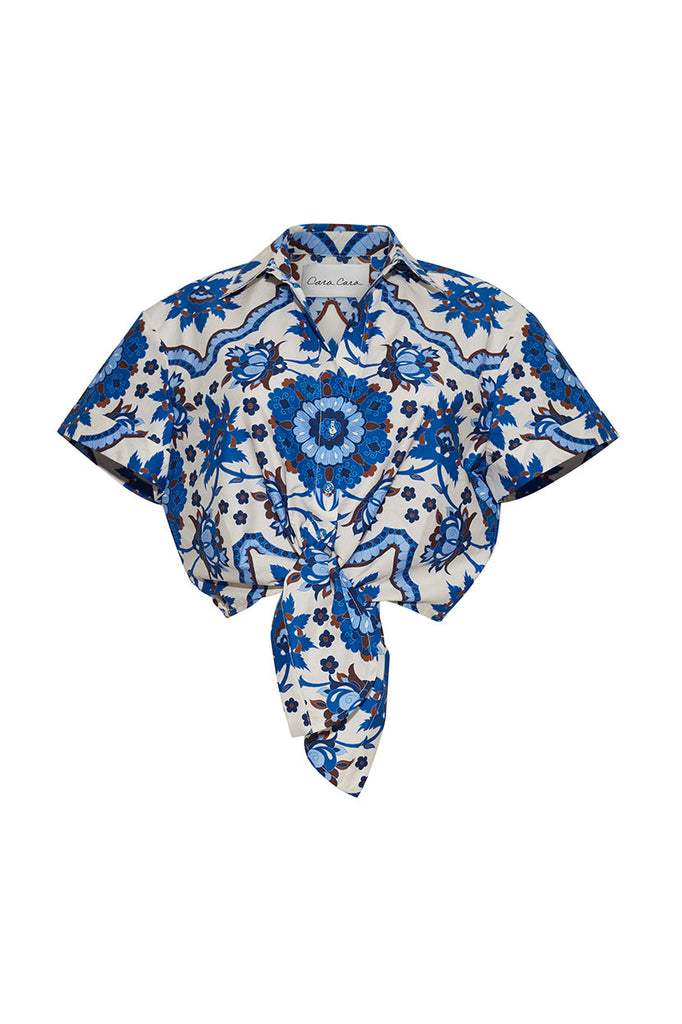 Asbury Top in Mystic Blue