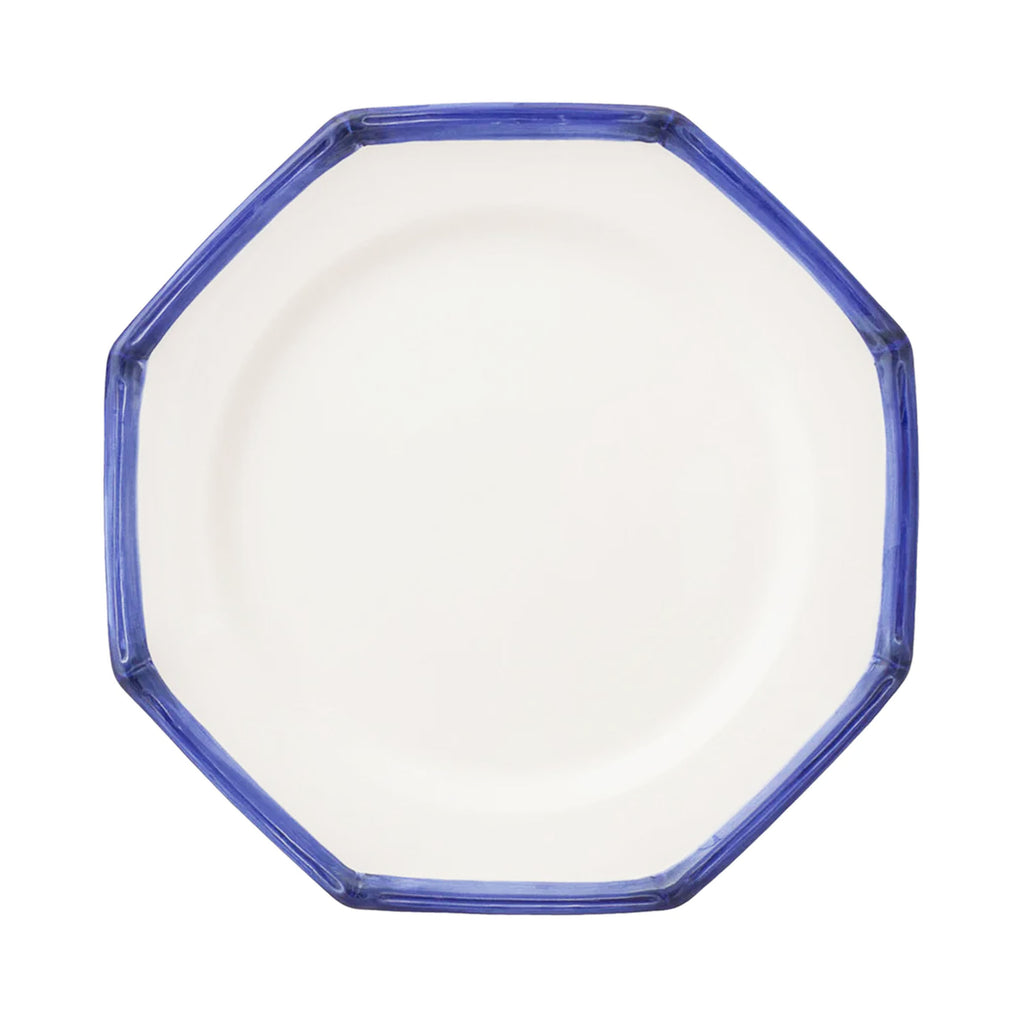 Bamboo Edge Dinner Plates in Blue, Set of 6