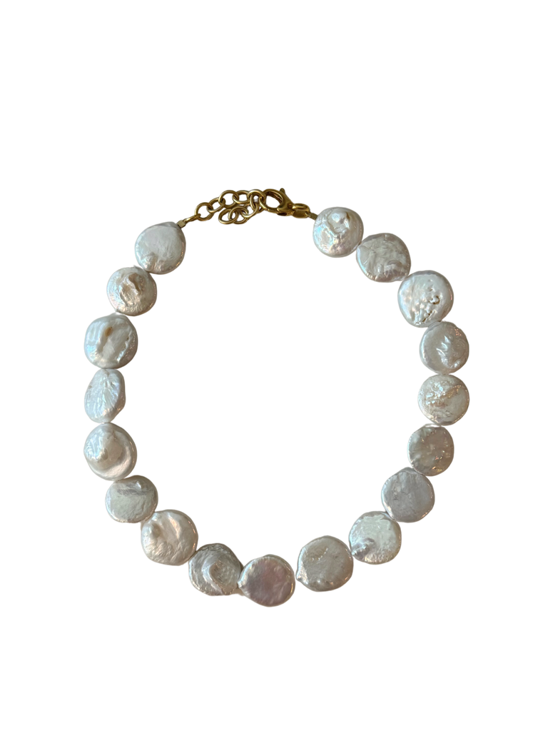 Coin Pearl Necklace