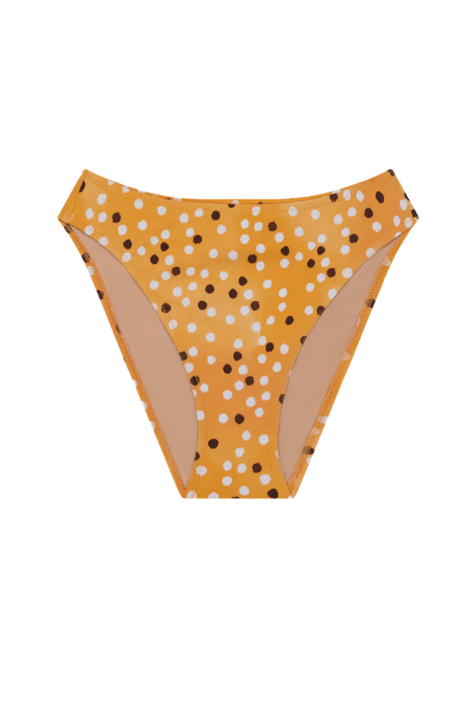 The Marie Bottom in Marigold Ikat Dot