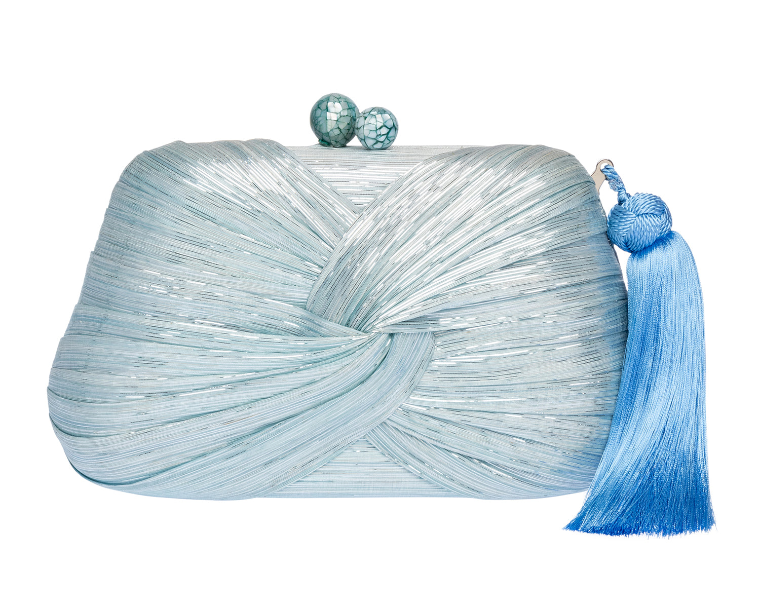 Rosie Clutch in Sky Blue