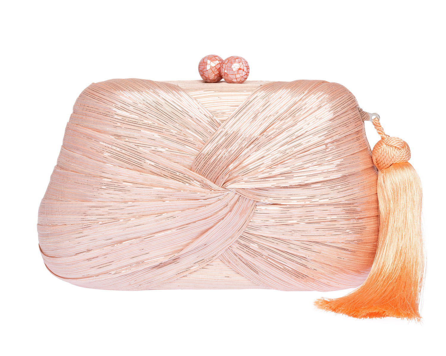 Rosie Clutch in Peach
