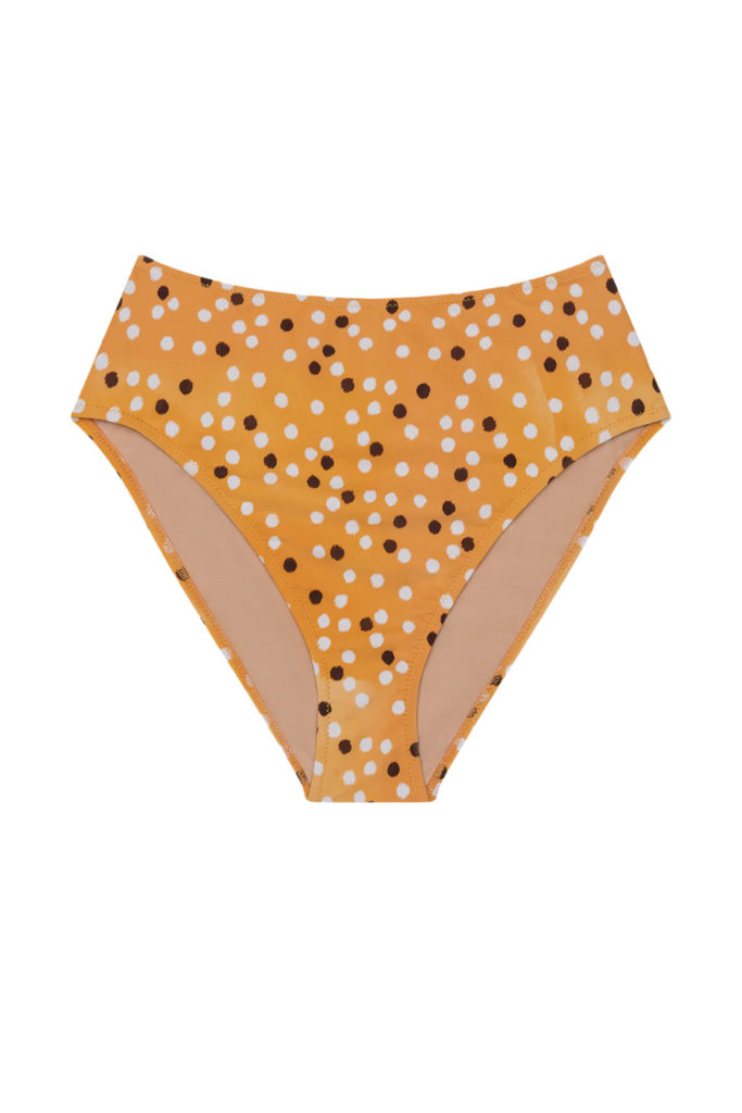 The Rose Bottom in Marigold Ikat Dot