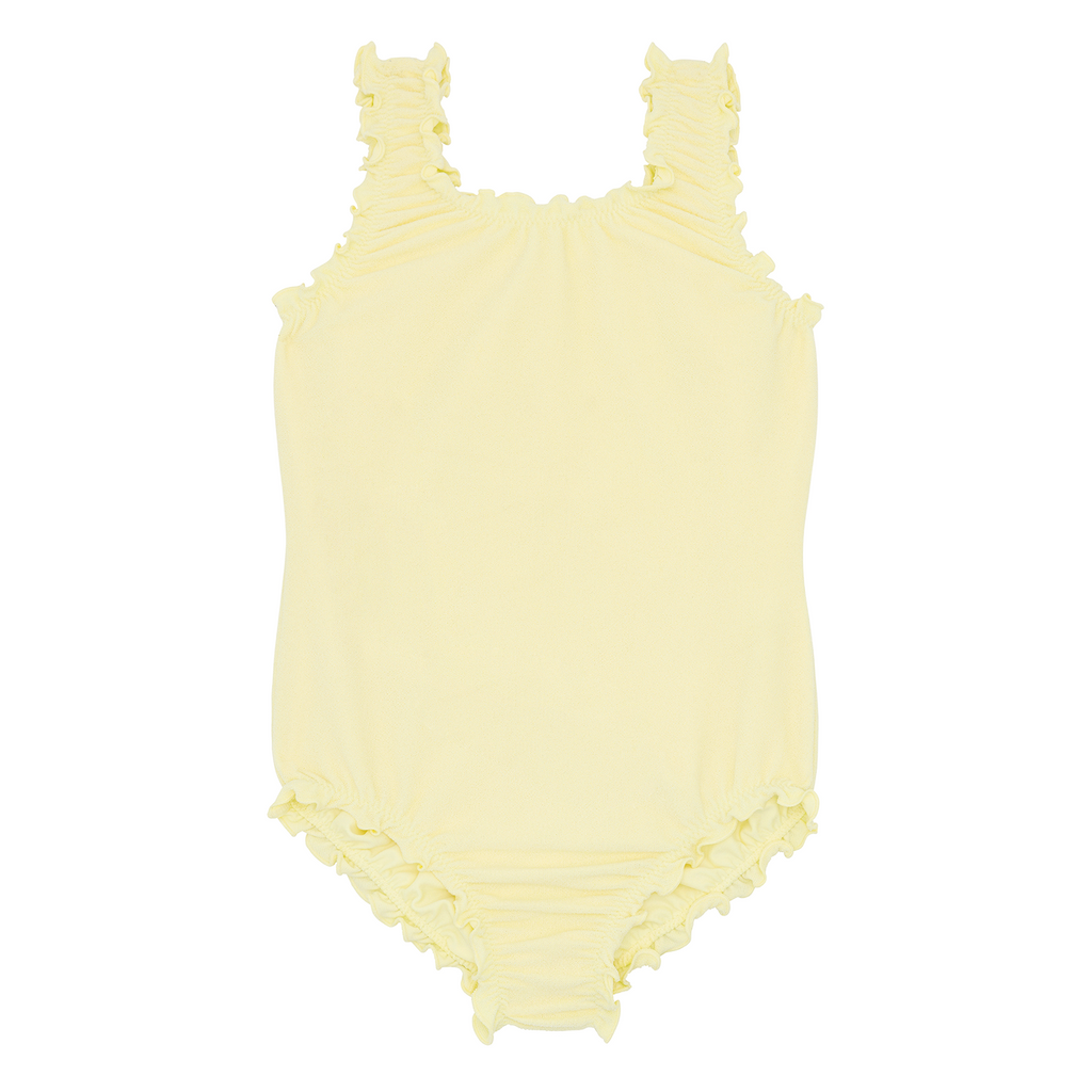 Girls Banana Terry Scoop Neck One Piece
