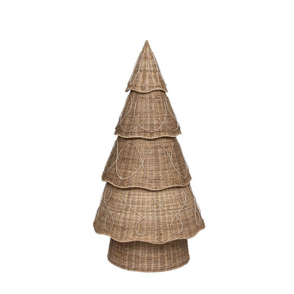 Provence Rattan 4' Tree in Whitewash