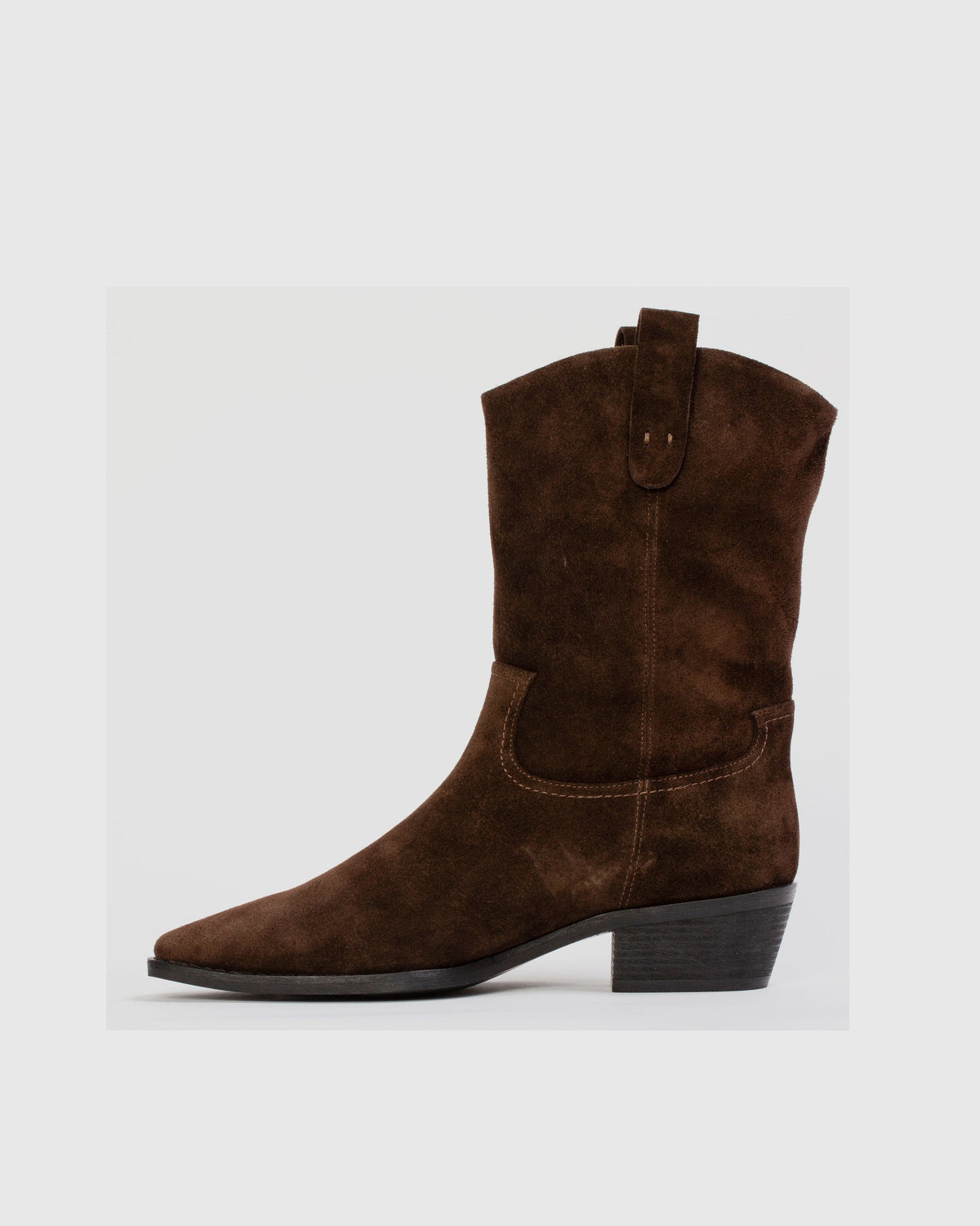 Casey 55 in Dark Brown Suede