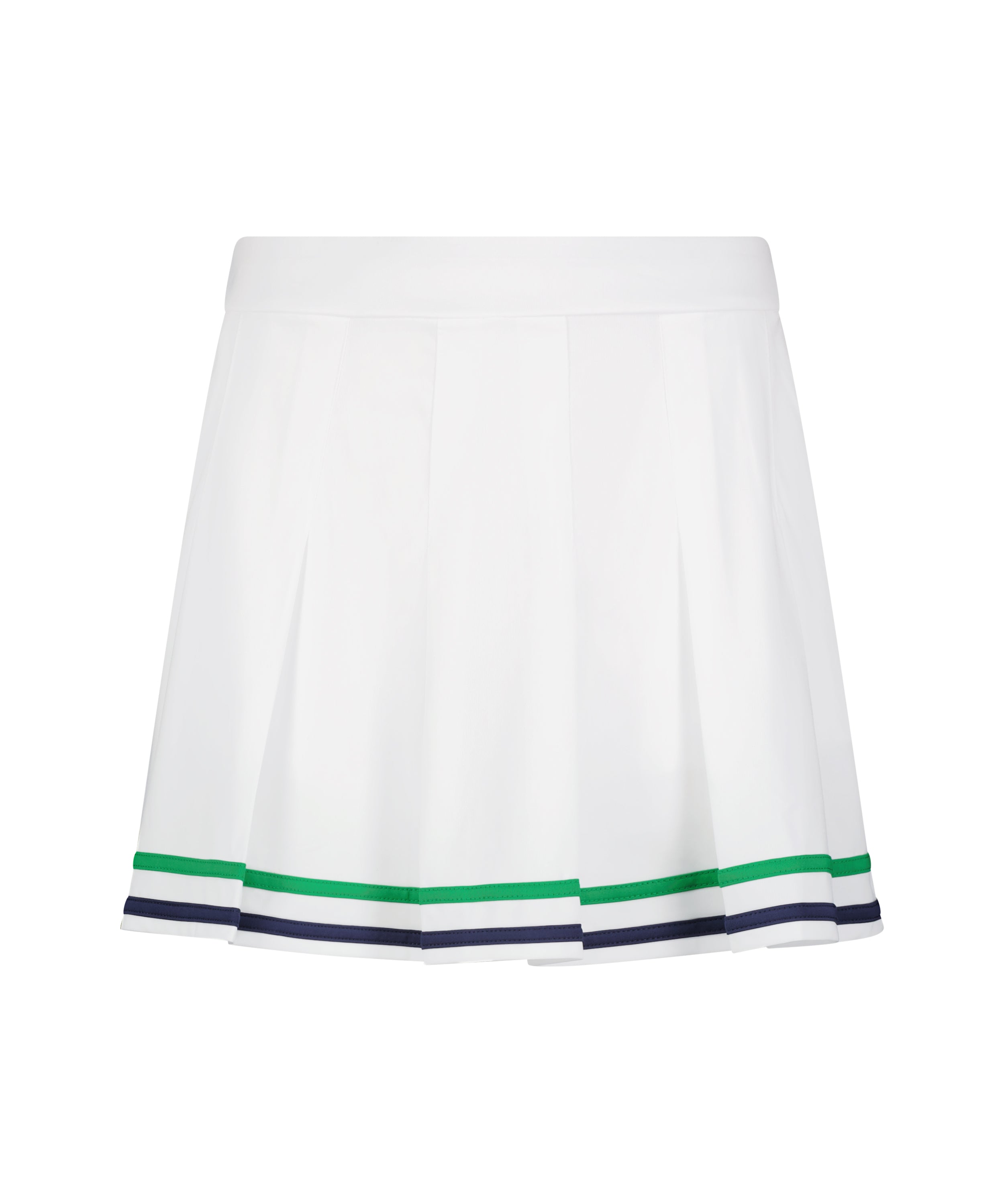 Women's White Pleated Tennis Skort