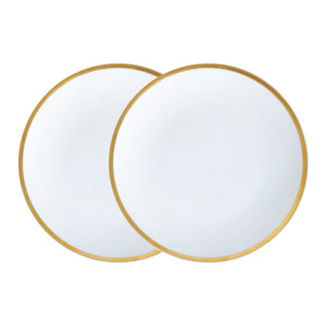 Golden Edge Plate, Set of 2