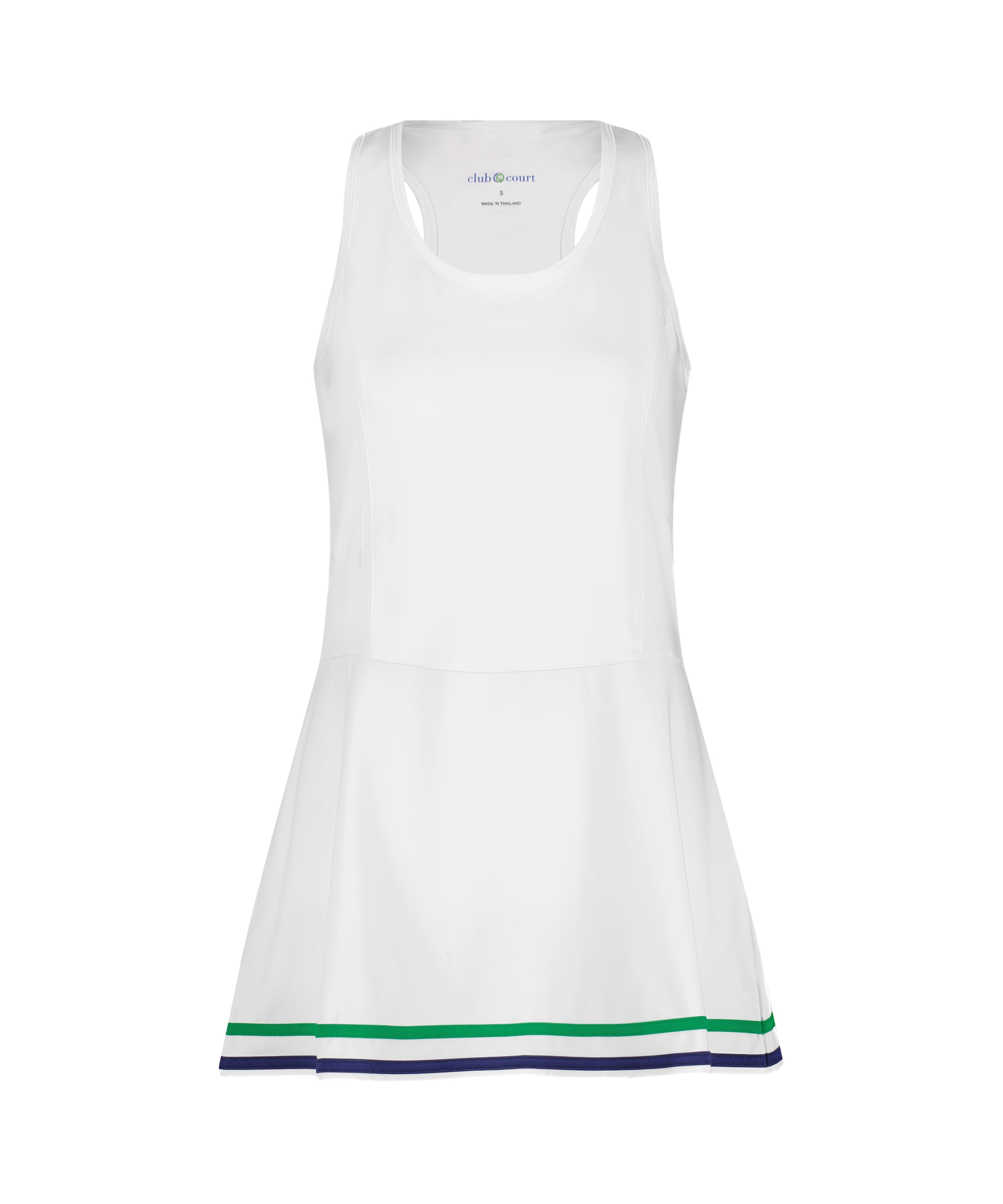 Women's White Racerback Tennis Dress