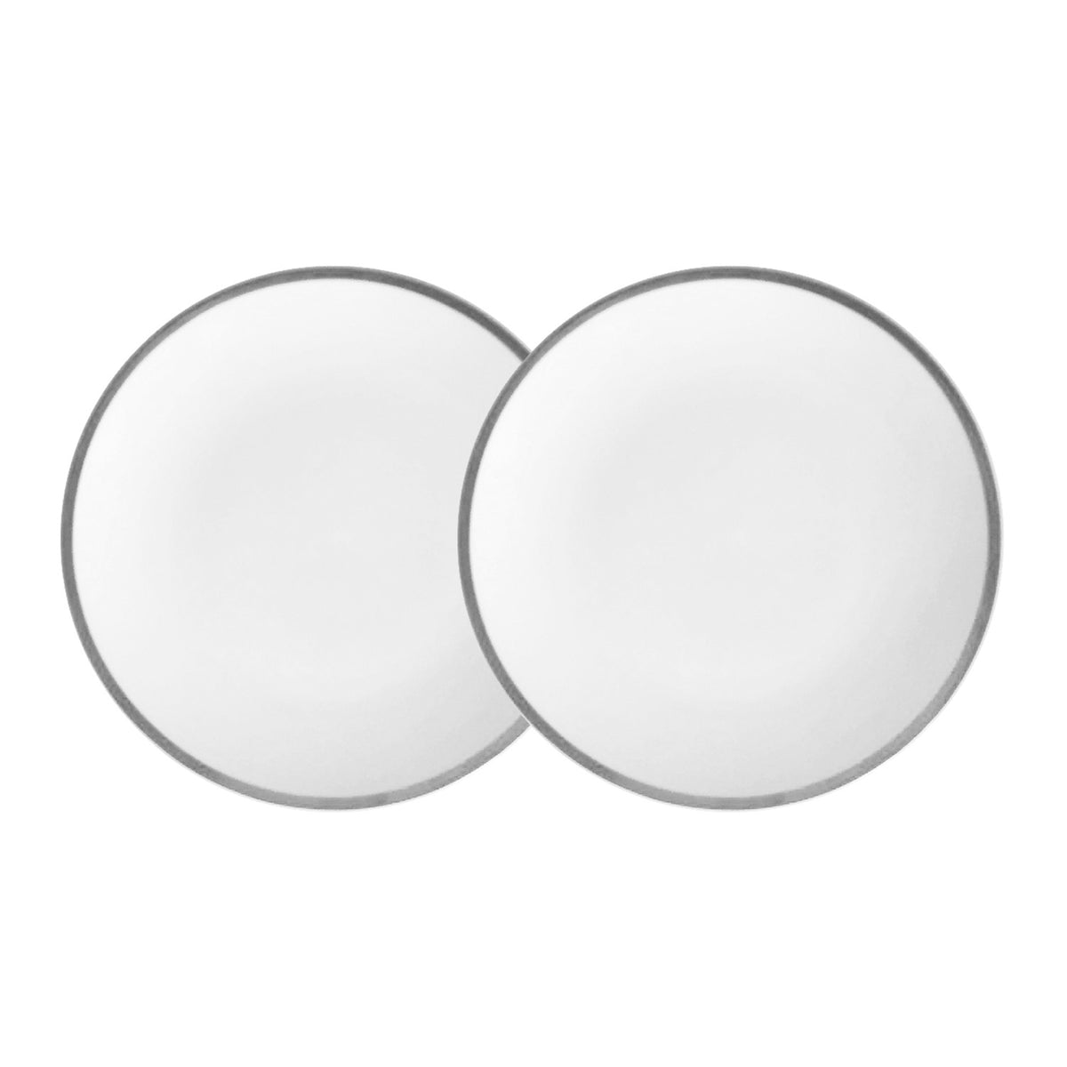 Platinum Edge Plate, Set of 2