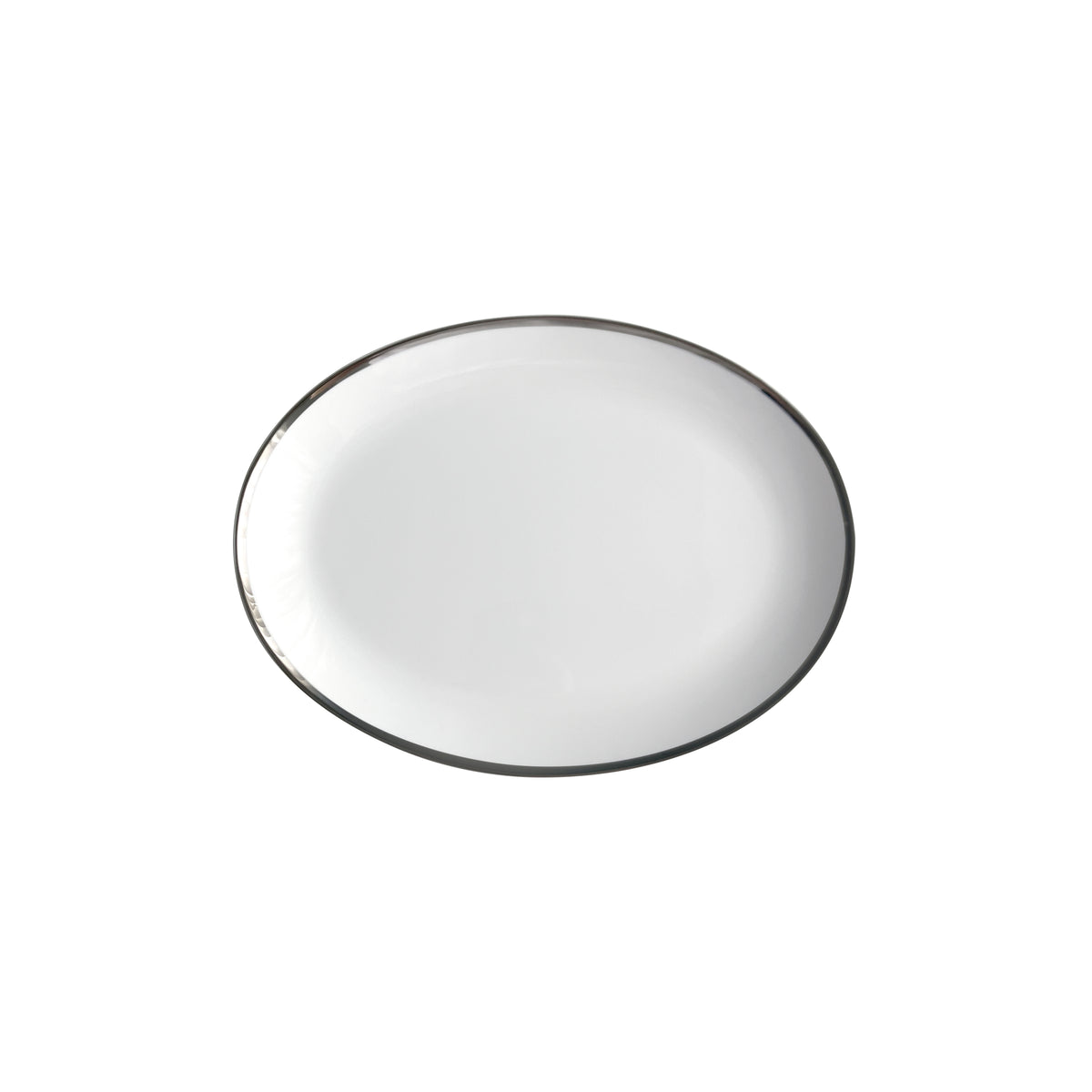 Platinum Edge Oval Platter