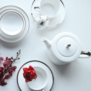 Platinum Edge Teapot