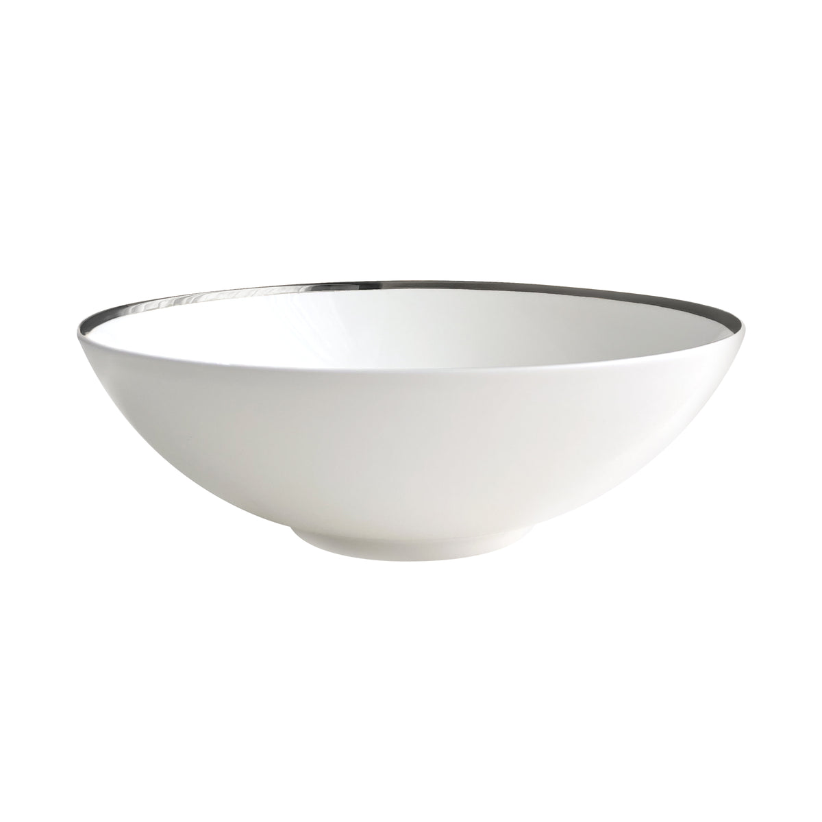 Platinum Edge Serving Bowl