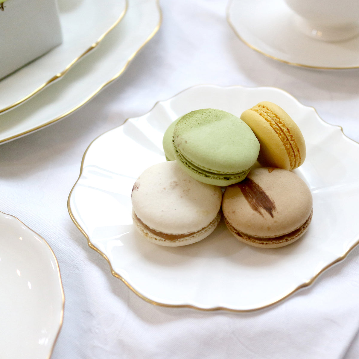 Amelie Brushed Gold Bread and Butter Plate