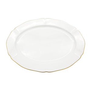 Amelie Brushed Gold 14" Oval Platter