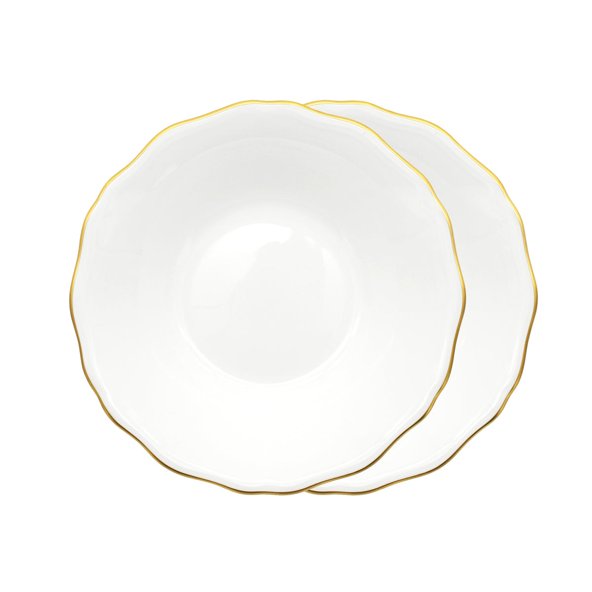 Amelie Brushed Gold Set of 2, Soup / Pasta Bowl