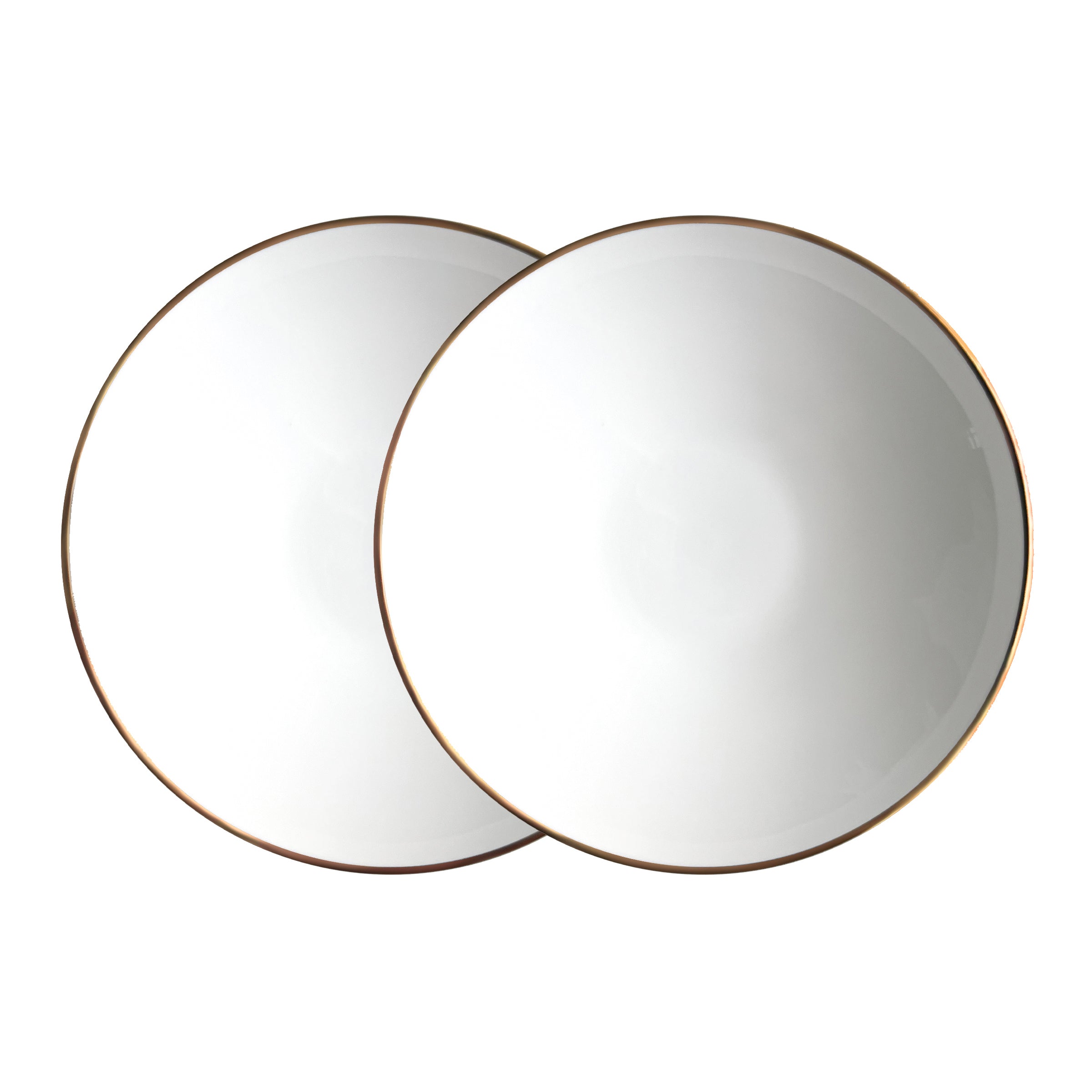 Alex Gold Set of 2, 8" Soup / Pasta Bowl