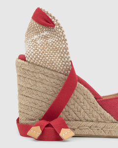Carina 8 in Carmine Red Cotton