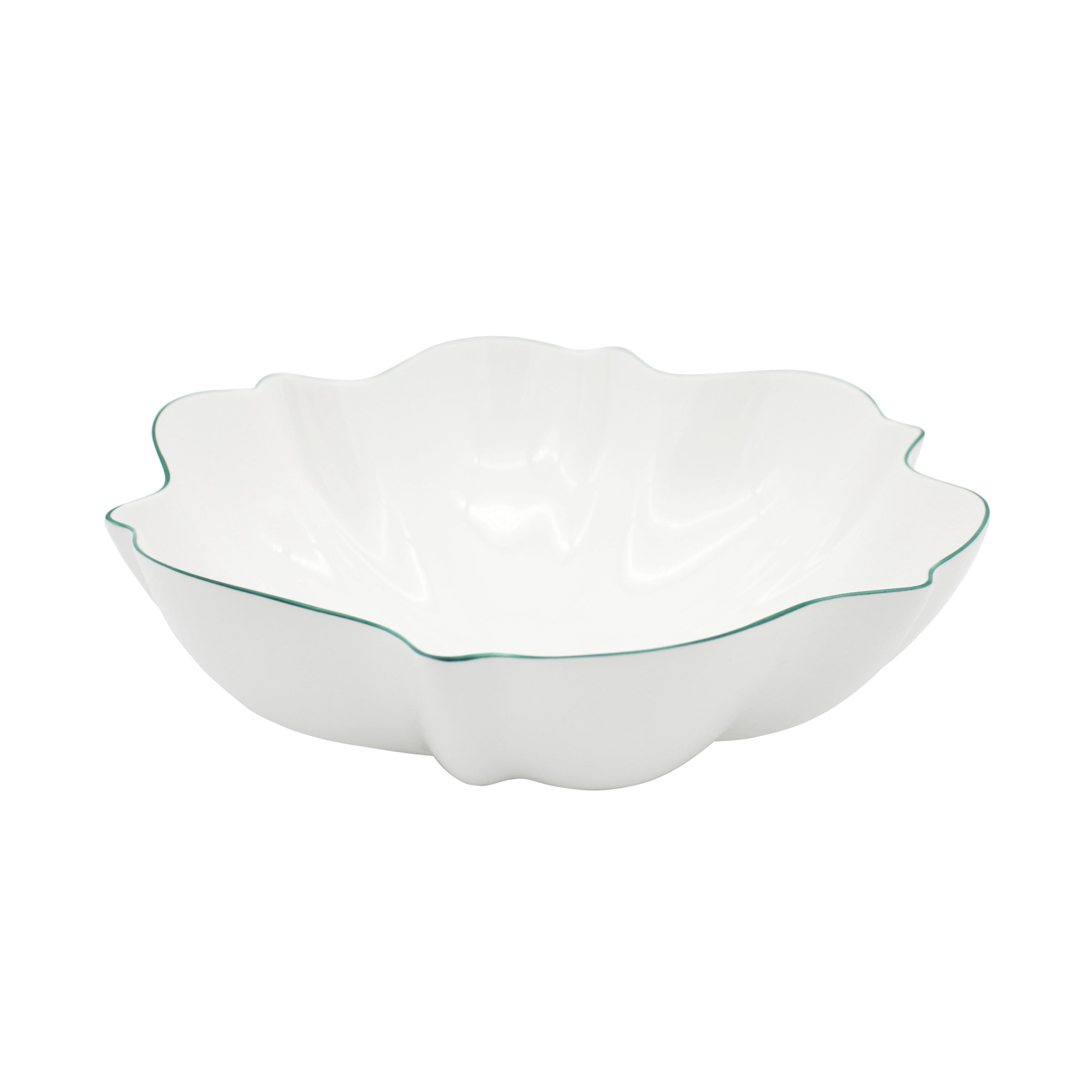 Amelie Forest Green Serving Bowl