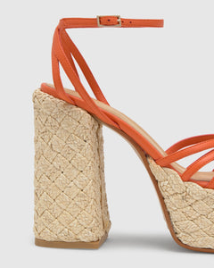 Farah in Orange Leather