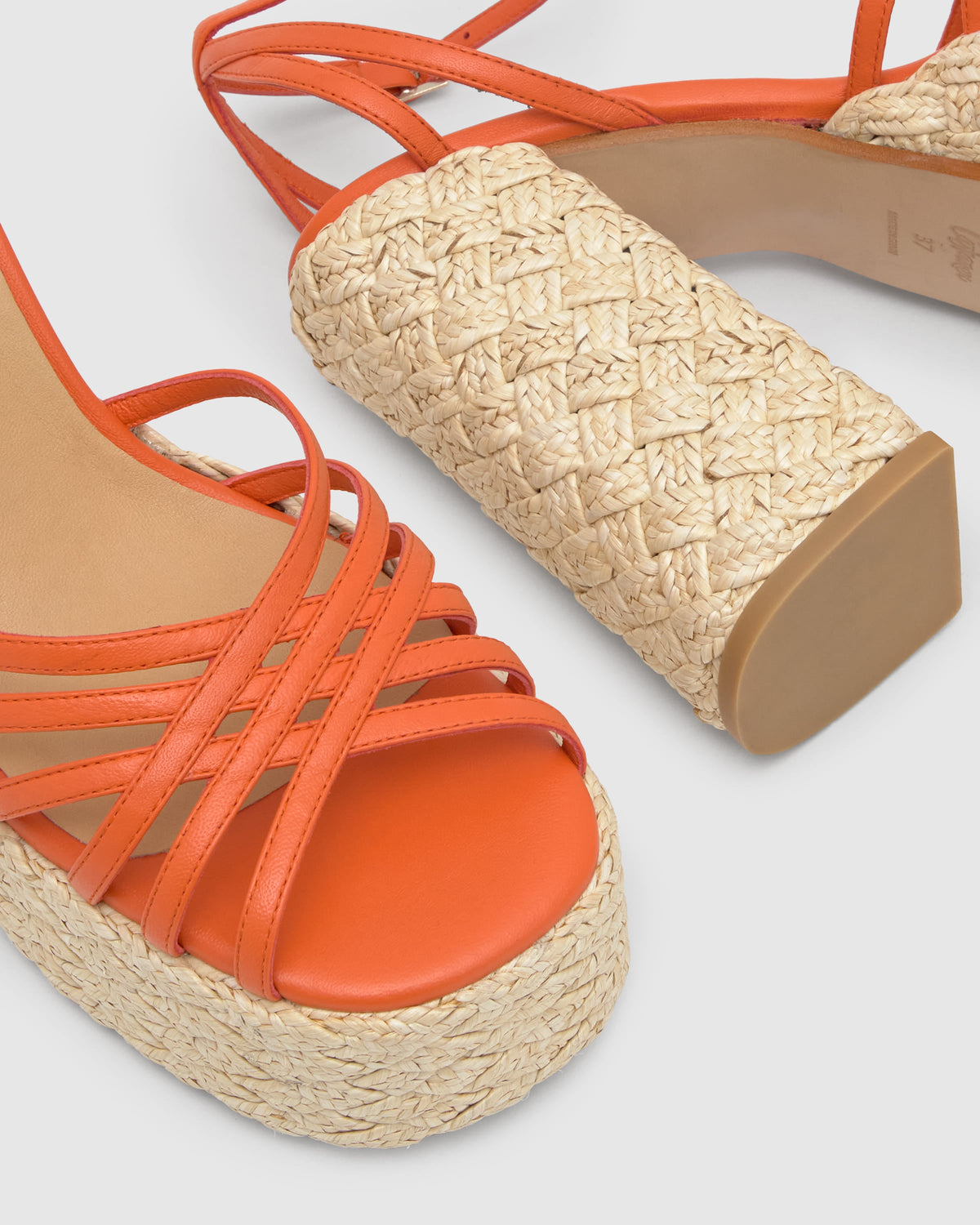 Farah in Orange Leather