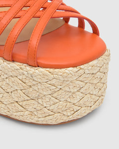 Farah in Orange Leather