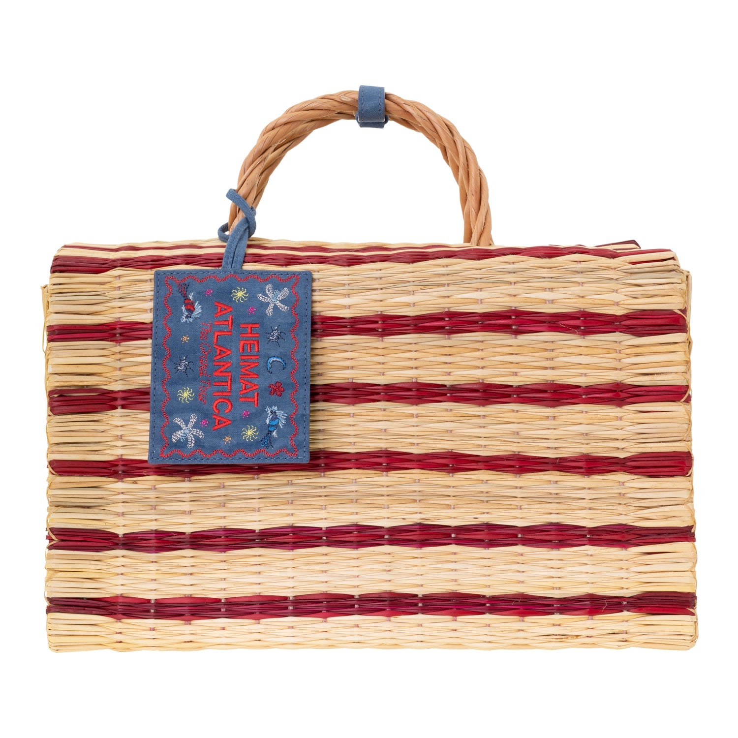 "The Grand Tour Collection" Beach Basket in Red