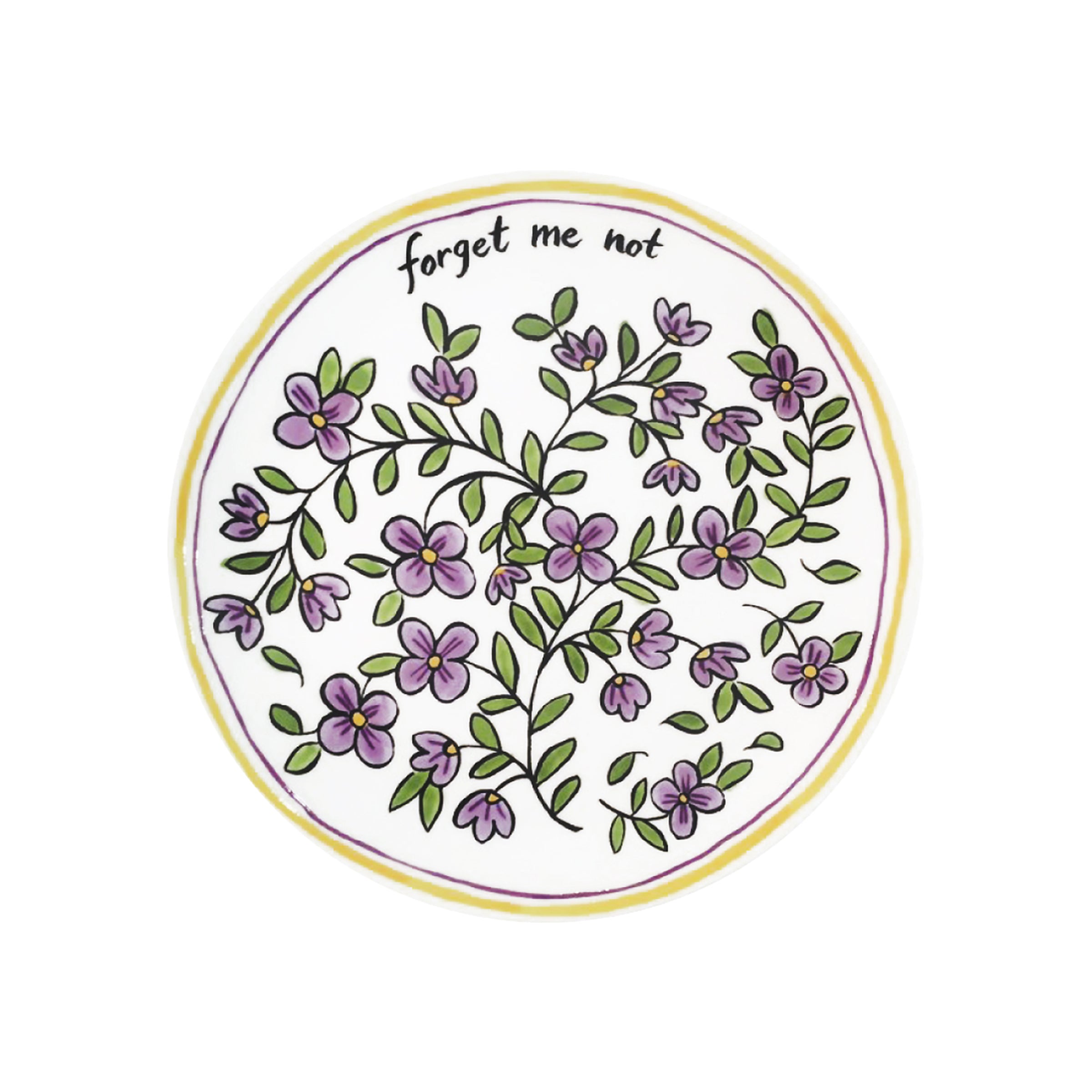 Heritage Forget Me Not 8" Plate