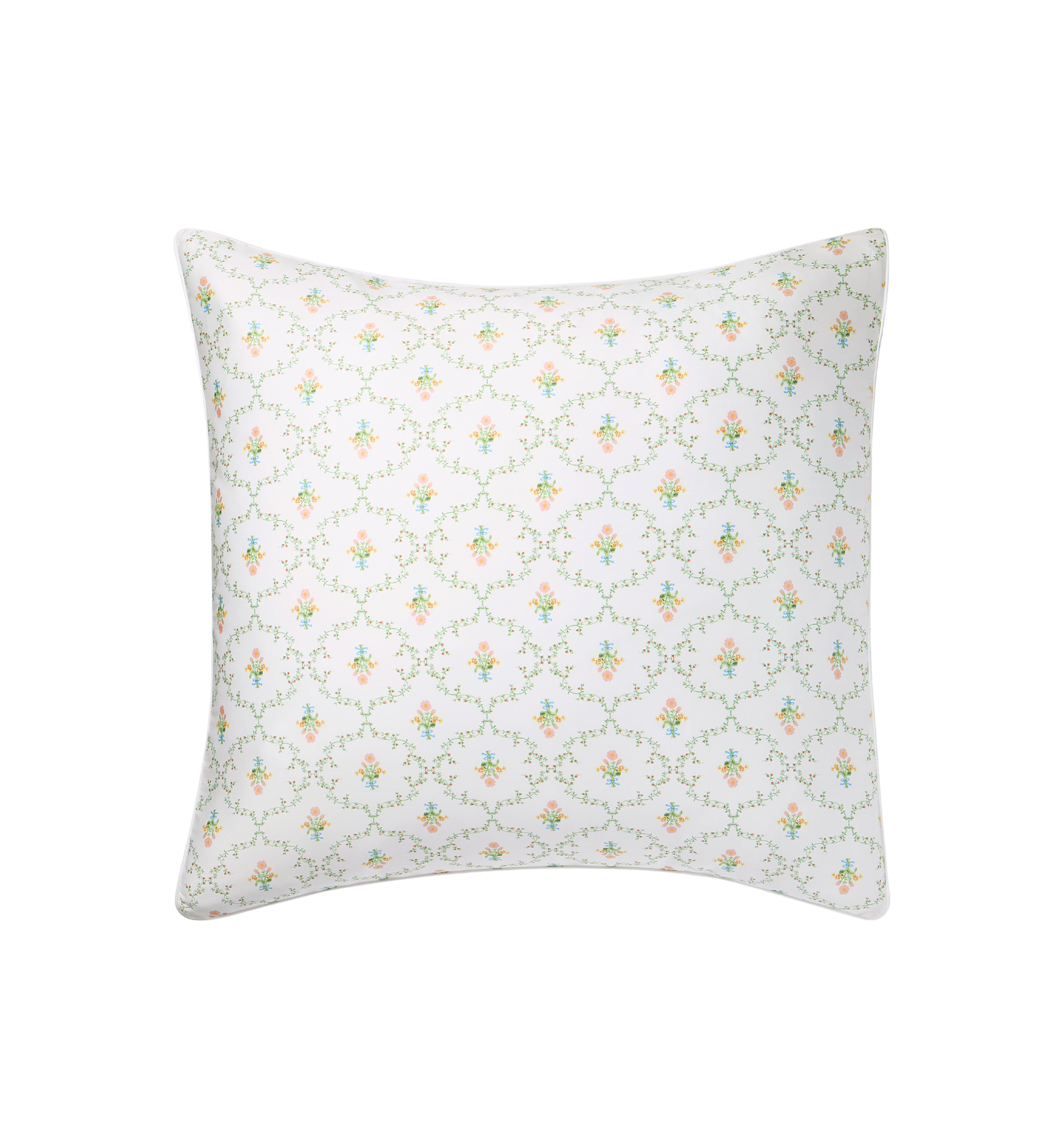 Pastel Trellis Euro Sham