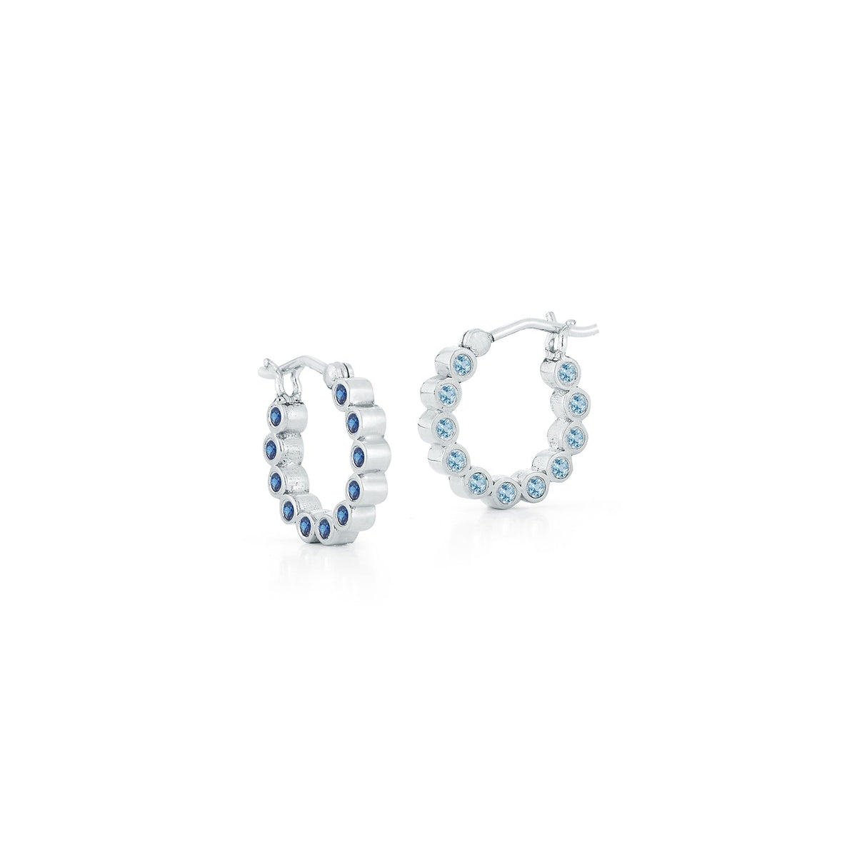 Bubble Double-Sided Hoops in Small