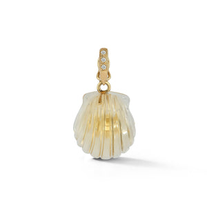 Dream Shell Pendant in Citrine