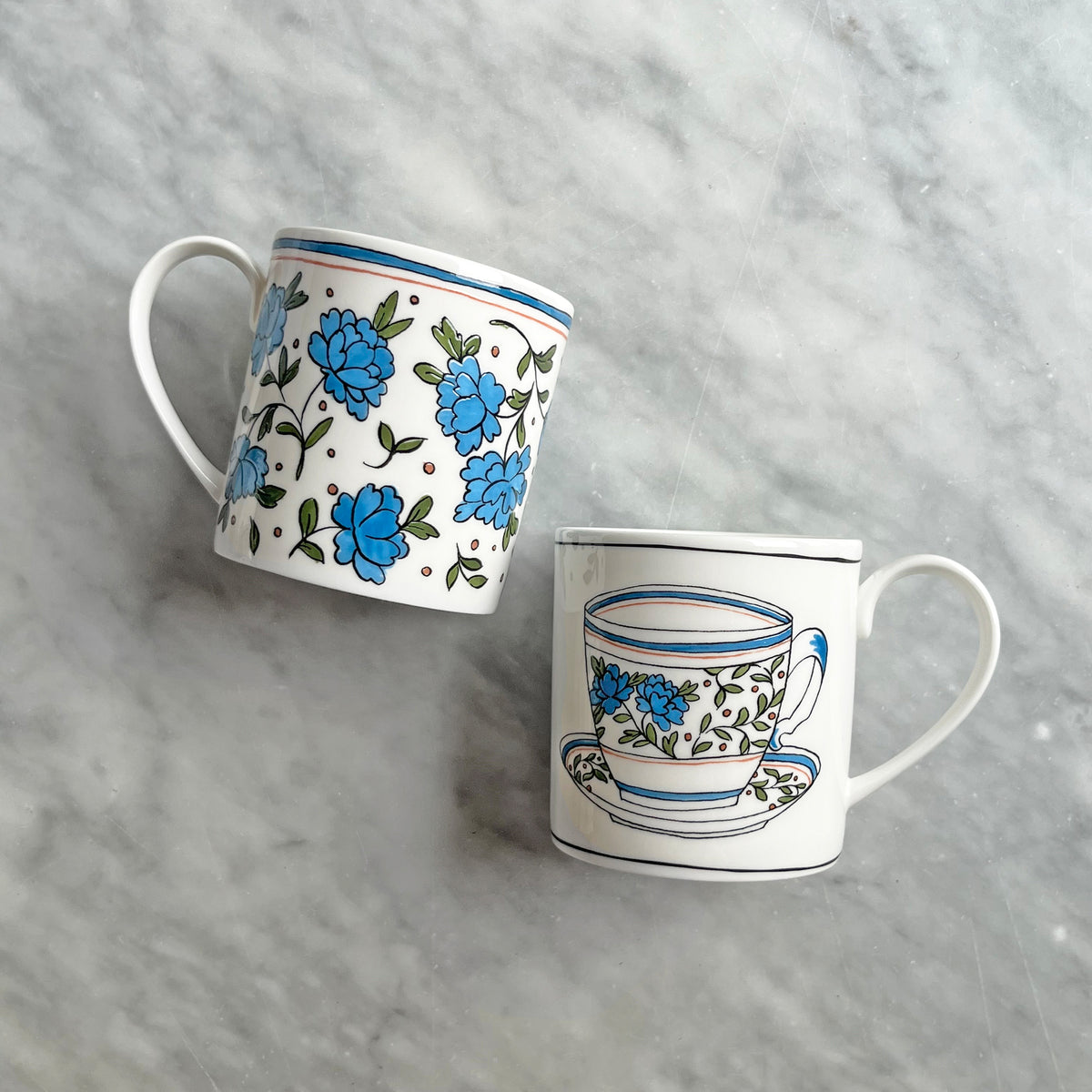 Heritage Bachelor Button Mug 2