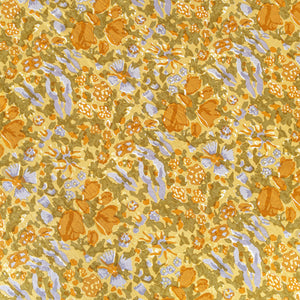 French Tablecloth Jardin Mustard & Grey