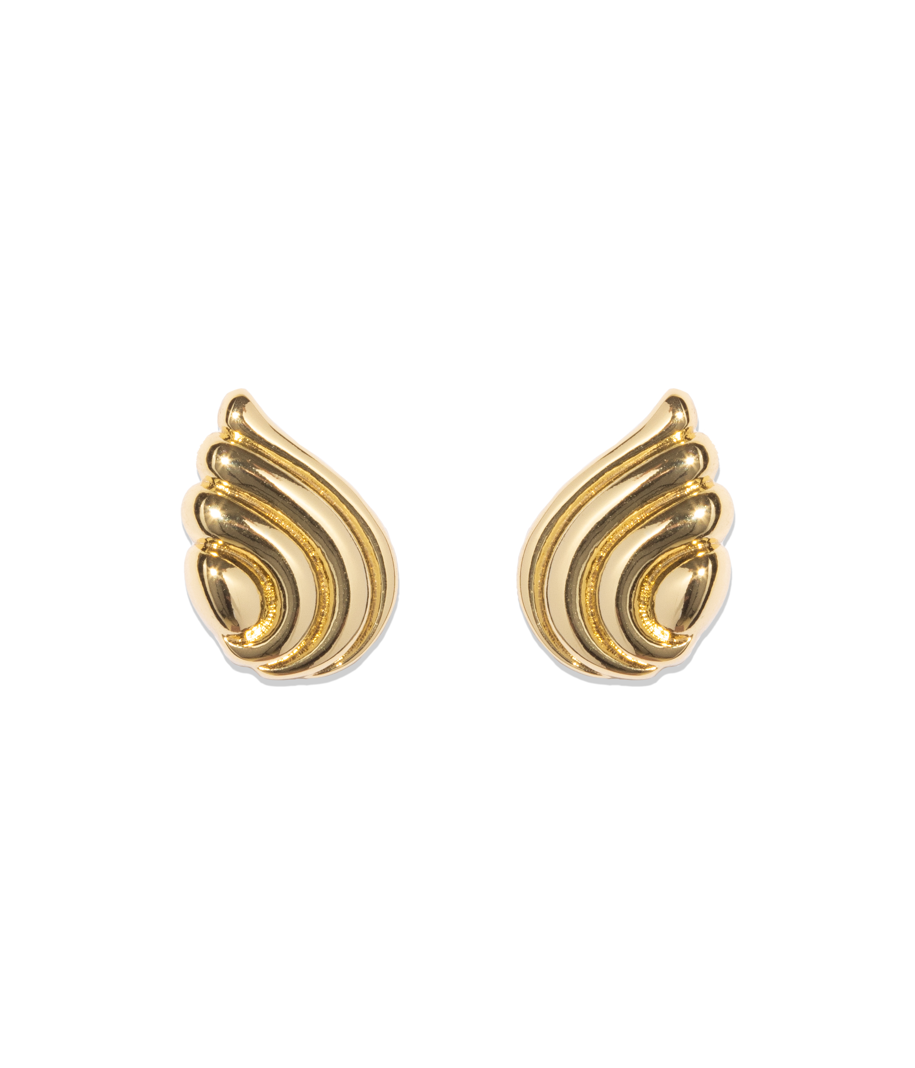 Florina Stud Earrings in Gold