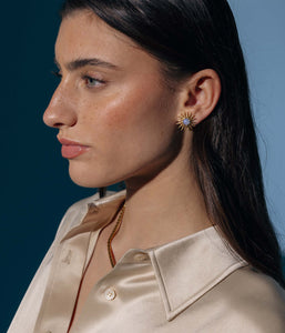 Fira Sun Studs in Gold