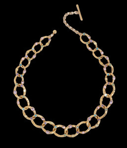 Almeria Link Necklace in Gold