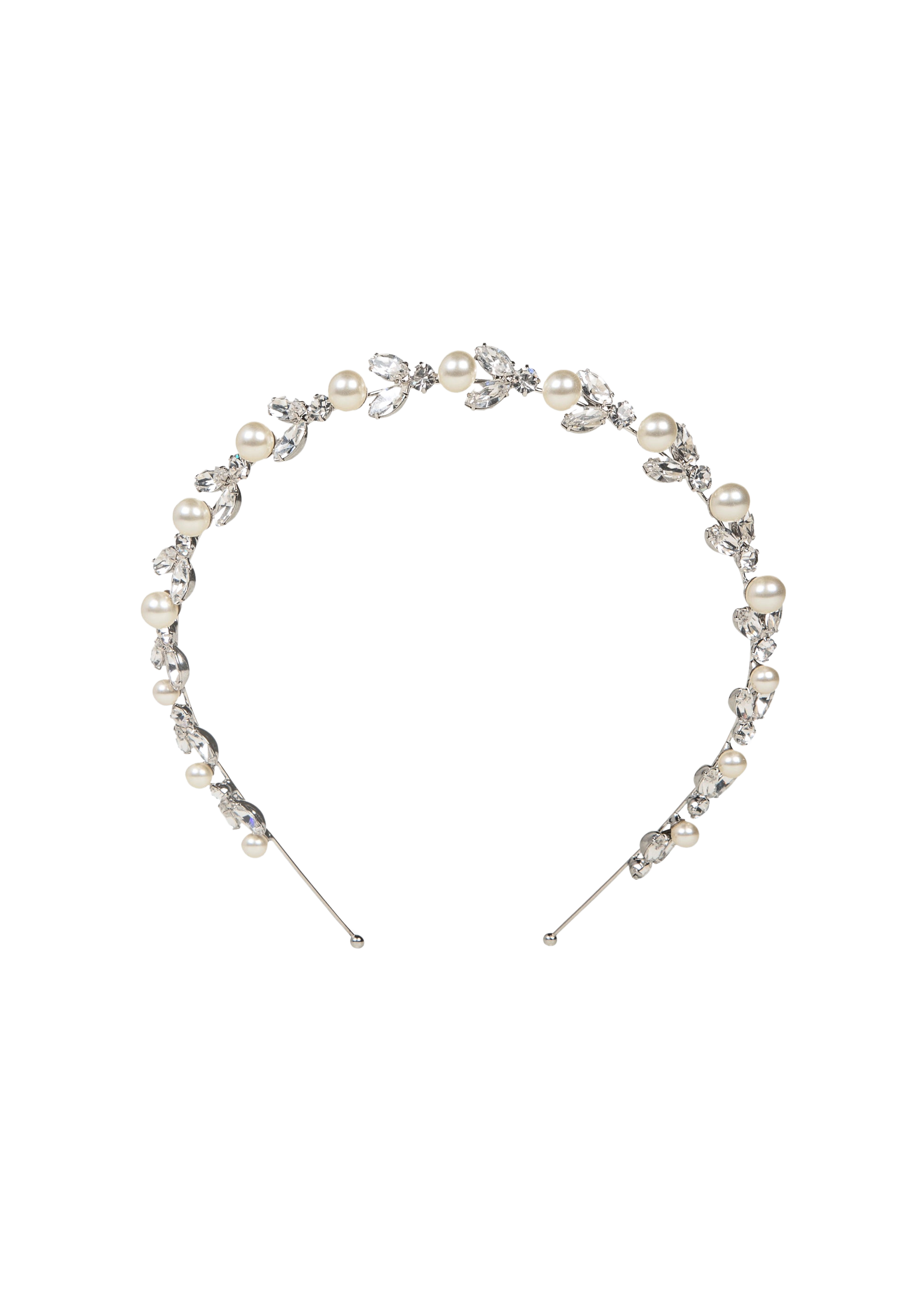 Kamila Headband in Crystal Pearl