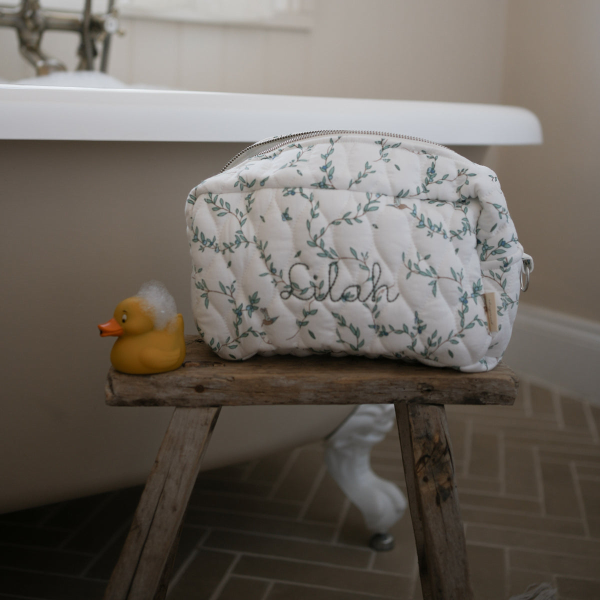 Toiletry Pouch in Secret Garden