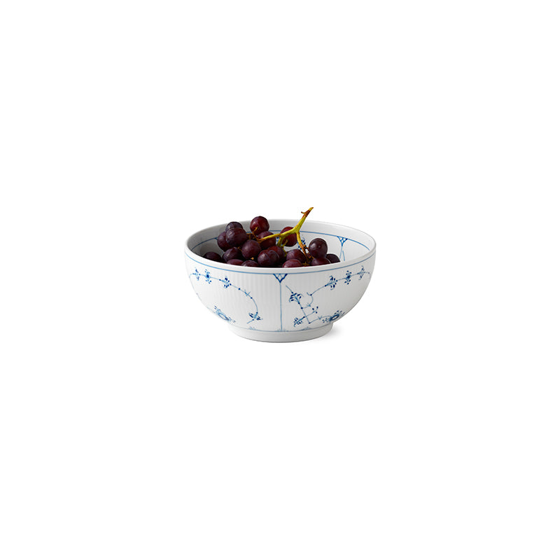 Blue Fluted Plain Bowl 180cl 1.9qt, 21cm 8.27"