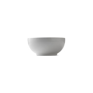 White Fluted Bowl 180cl 1.9qt, 21cm 8.27"