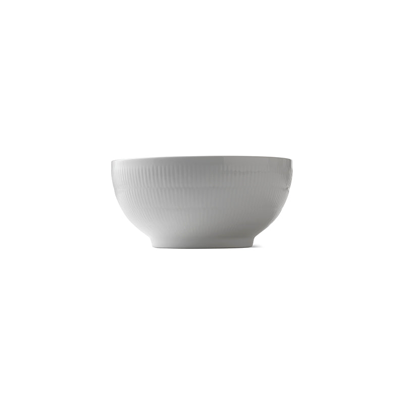 White Fluted Bowl 310cl 3.28qt, 24cm 9.45"