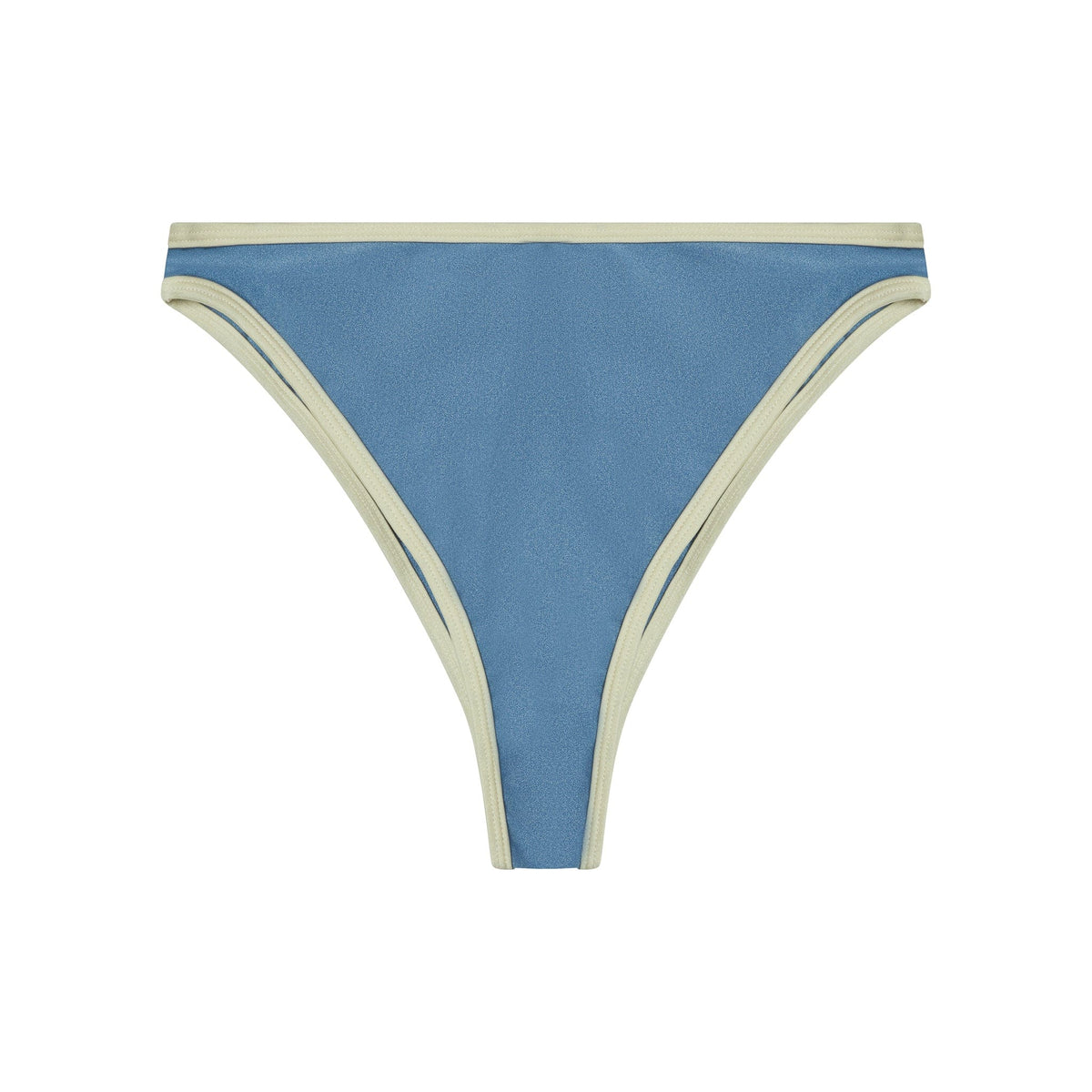 The Edie Bottom in Capri Blue/Ivory Shine