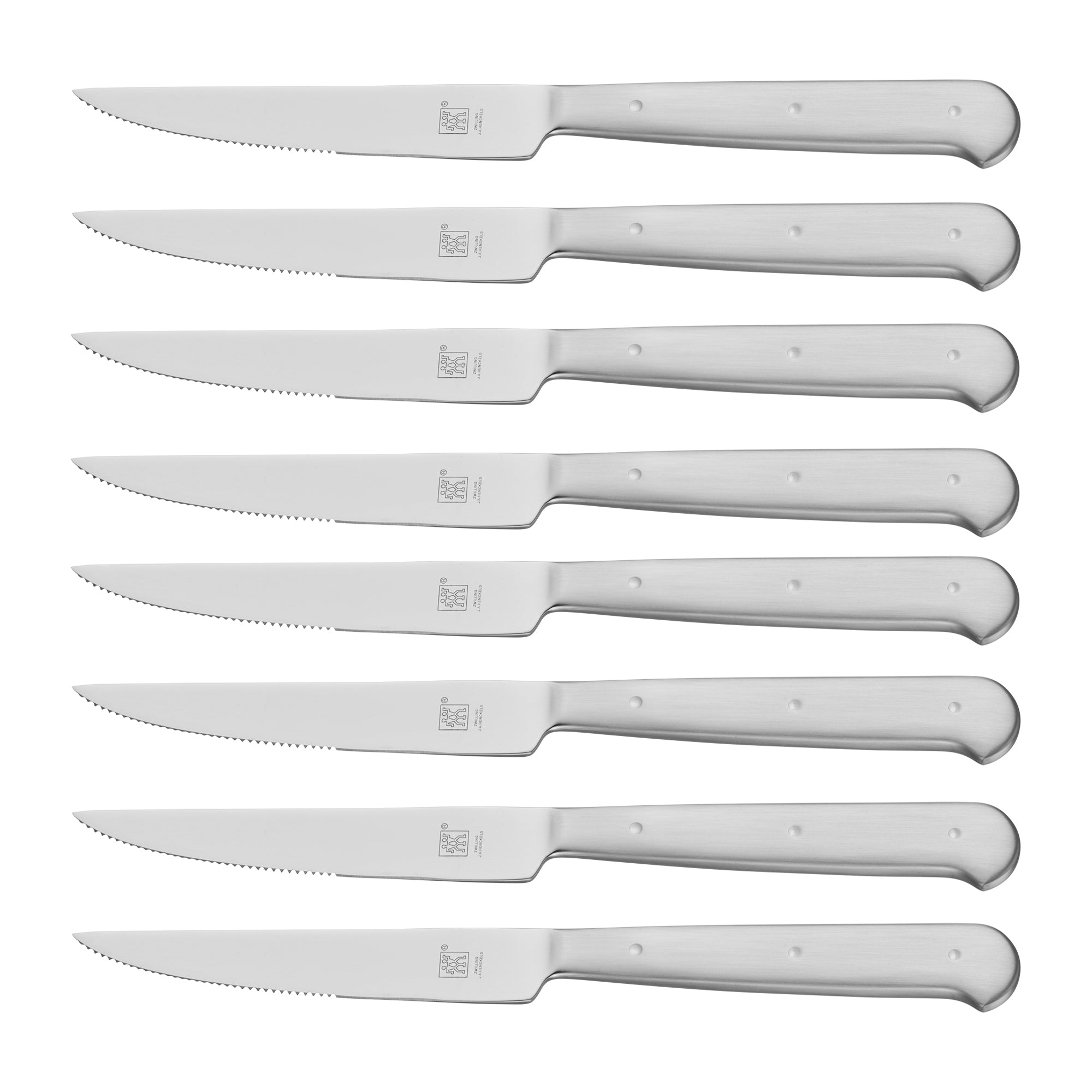 Porterhouse Razor-Sharp Steak Knife Set of 8 with Black Presentation Case, Gift Set