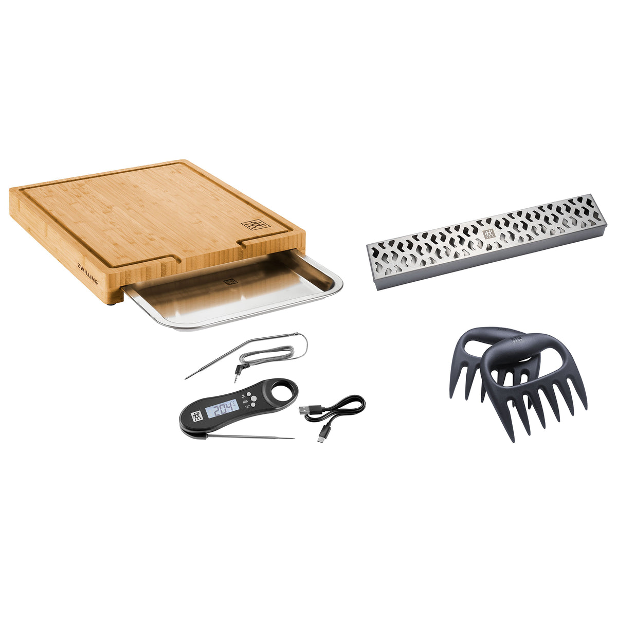 BBQ+ 4-pc Grill Smoker Set