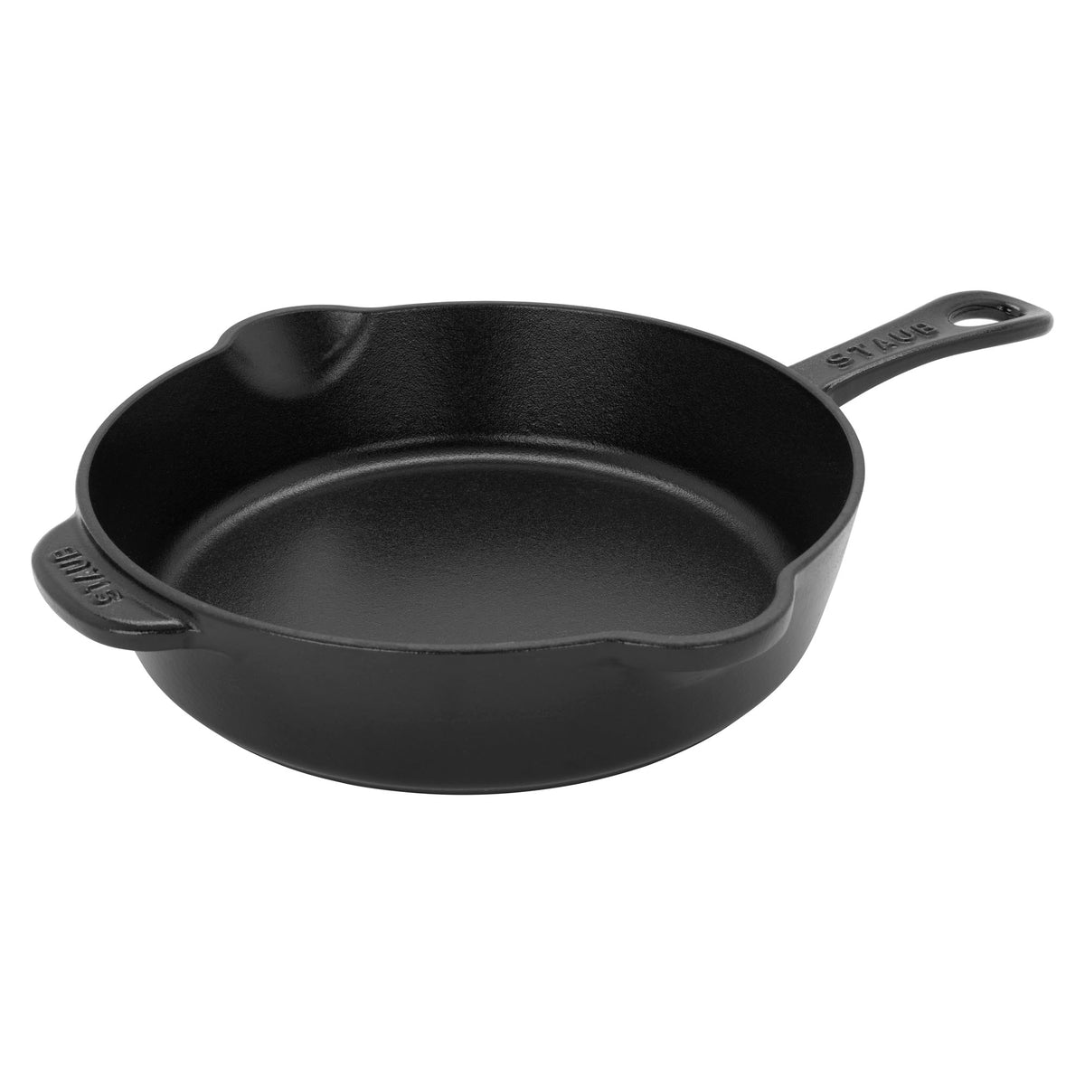 Cast Iron 8.5-inch Traditional Deep Skillet in Black