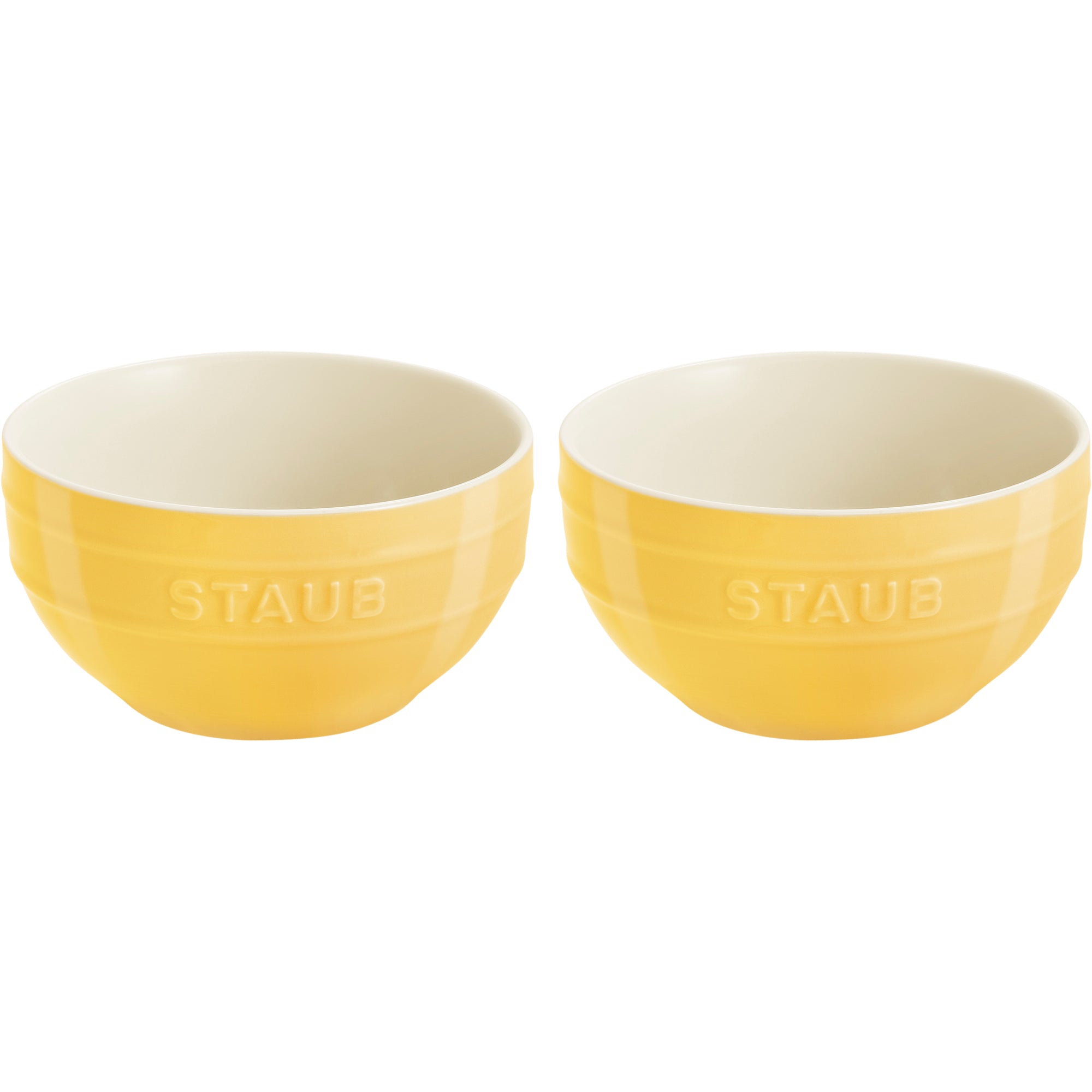 Ceramic 2-pc Large Universal Bowl Set in Citron